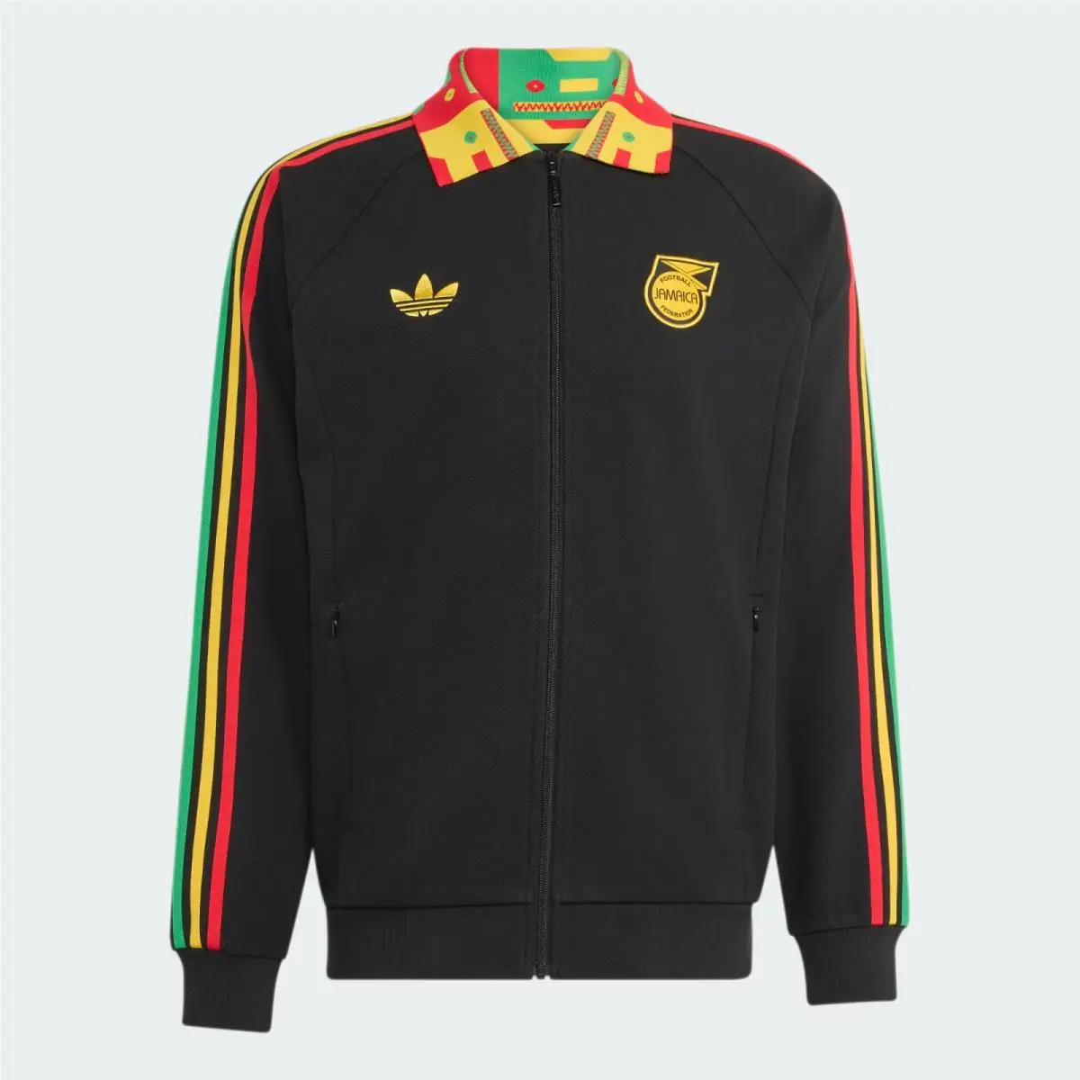 Adidas Jamaica X Bob Marley Away Men`s Anthem Jacket Black M JY5207