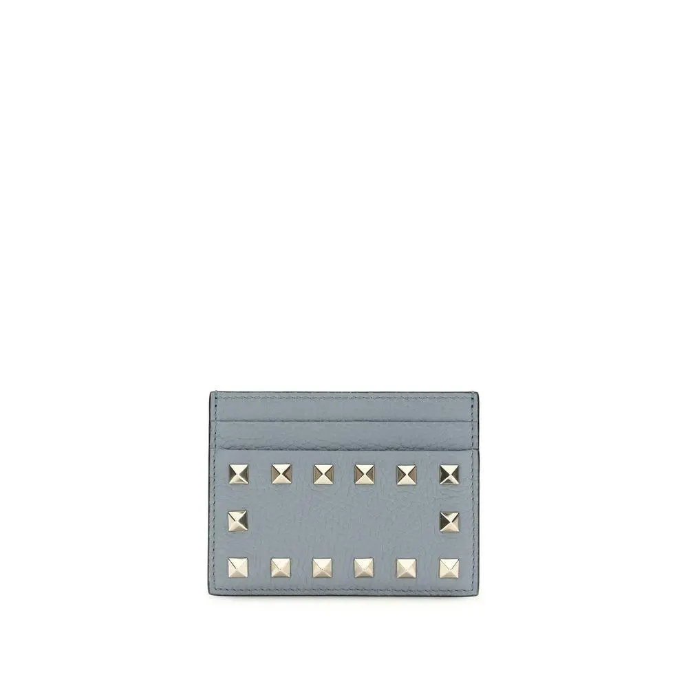 Valentino Garavani Blue Calf Leather Bos Taurus Wallet - VA8W2P0486VSHMXEBB
