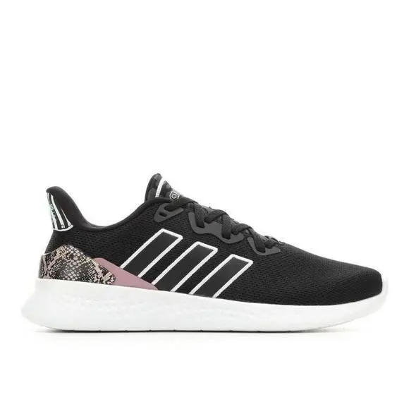 Adidas Puremotion SE Womens Size 11 Shoes Black White Snakeskin Zebra FW8203 - Black