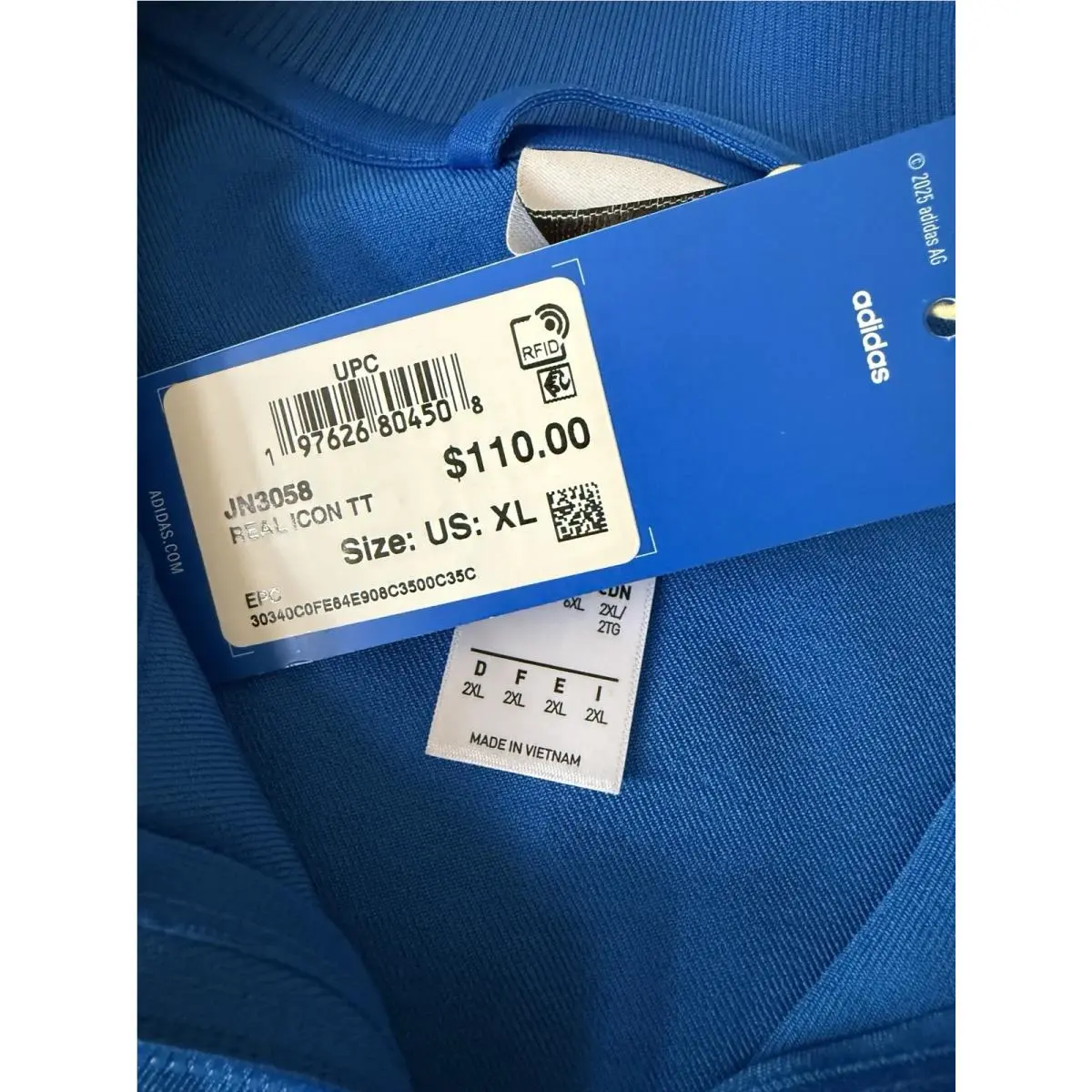 Adidas clothing - Blue/White 9