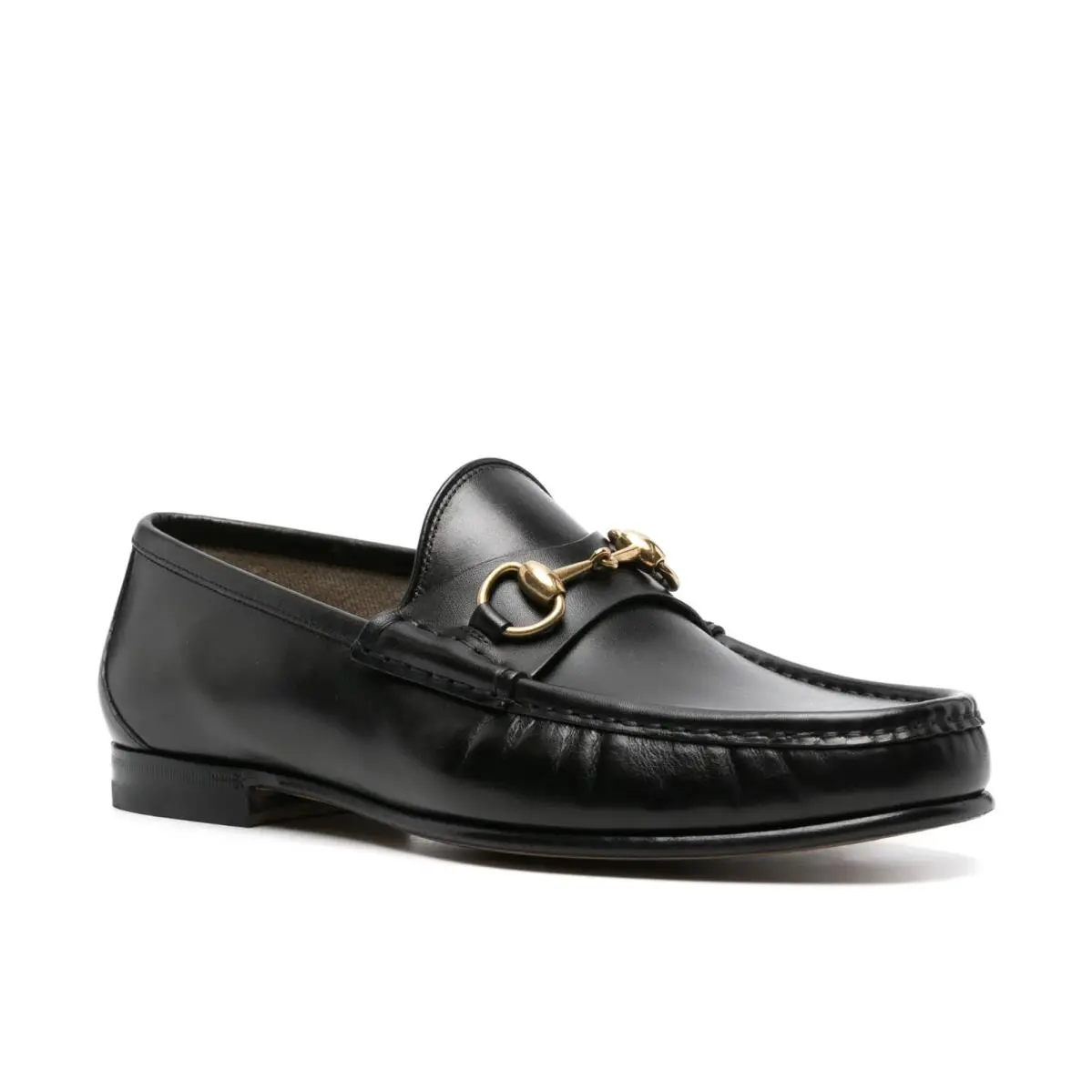 Z2482 Black 1953 Horsebit Leather Loafer Shoes Men’s Size UK 13 US 13.5 by Gucci