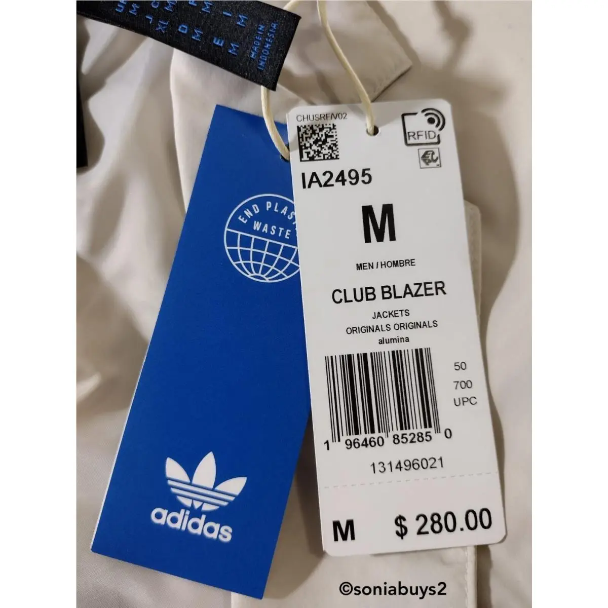 Adidas clothing - Aluminum 10