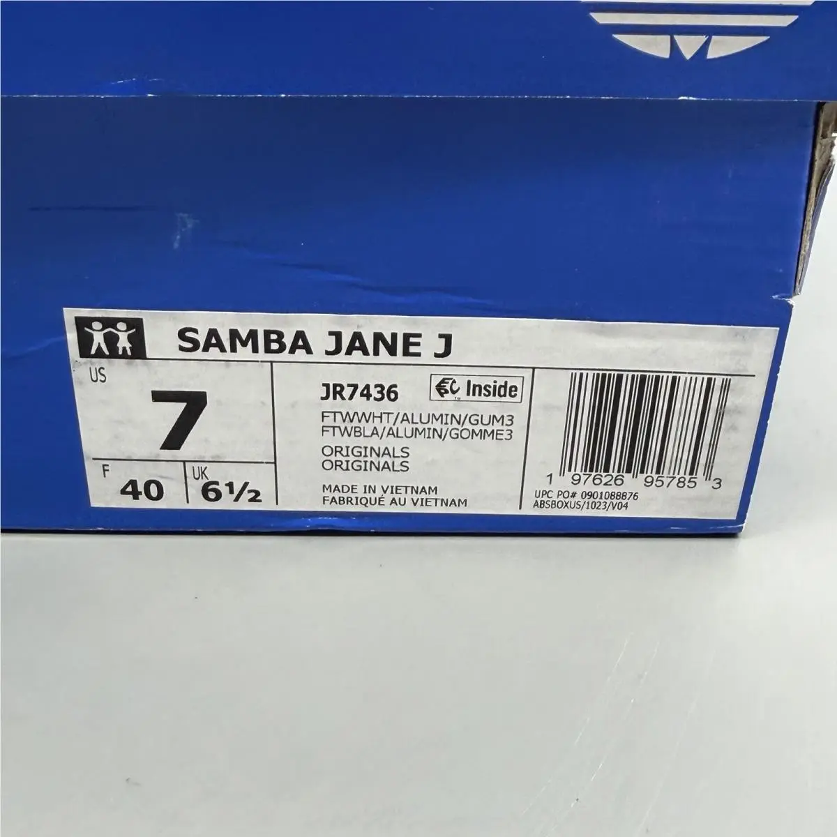 Adidas shoes - adidas Samba Jane - Samba Jane - JR7436 - White (UPC: 0197626957853) 13