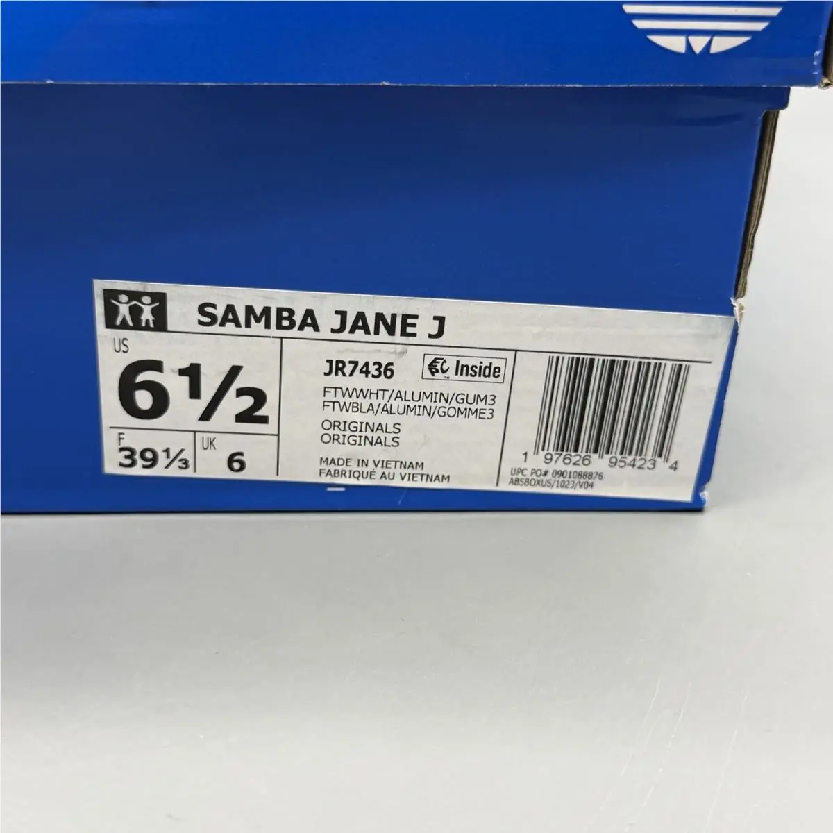Adidas shoes - adidas Samba Jane - Samba Jane - JR7436 - White (UPC: 0197626954234) 12