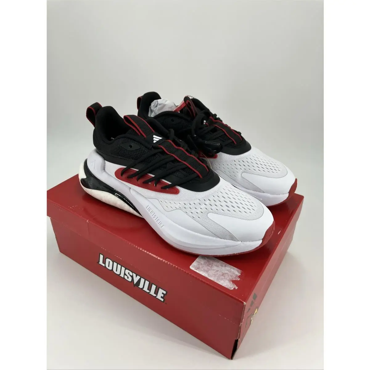 Adidas Ih6331 Alphaboost V2 Louisville Sneaker Running Shoes Men’s Size 7 Red