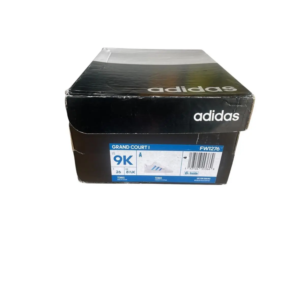 Adidas shoes - Grand Court I - Grand Court - FW1276-100-9K US Infant - White (UPC: 193106553669) 6