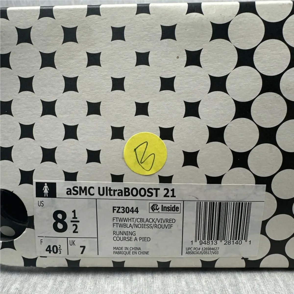 Adidas shoes - adidas aSMC Ultraboost 21 - aSMC Ultraboost - White Black Red 8