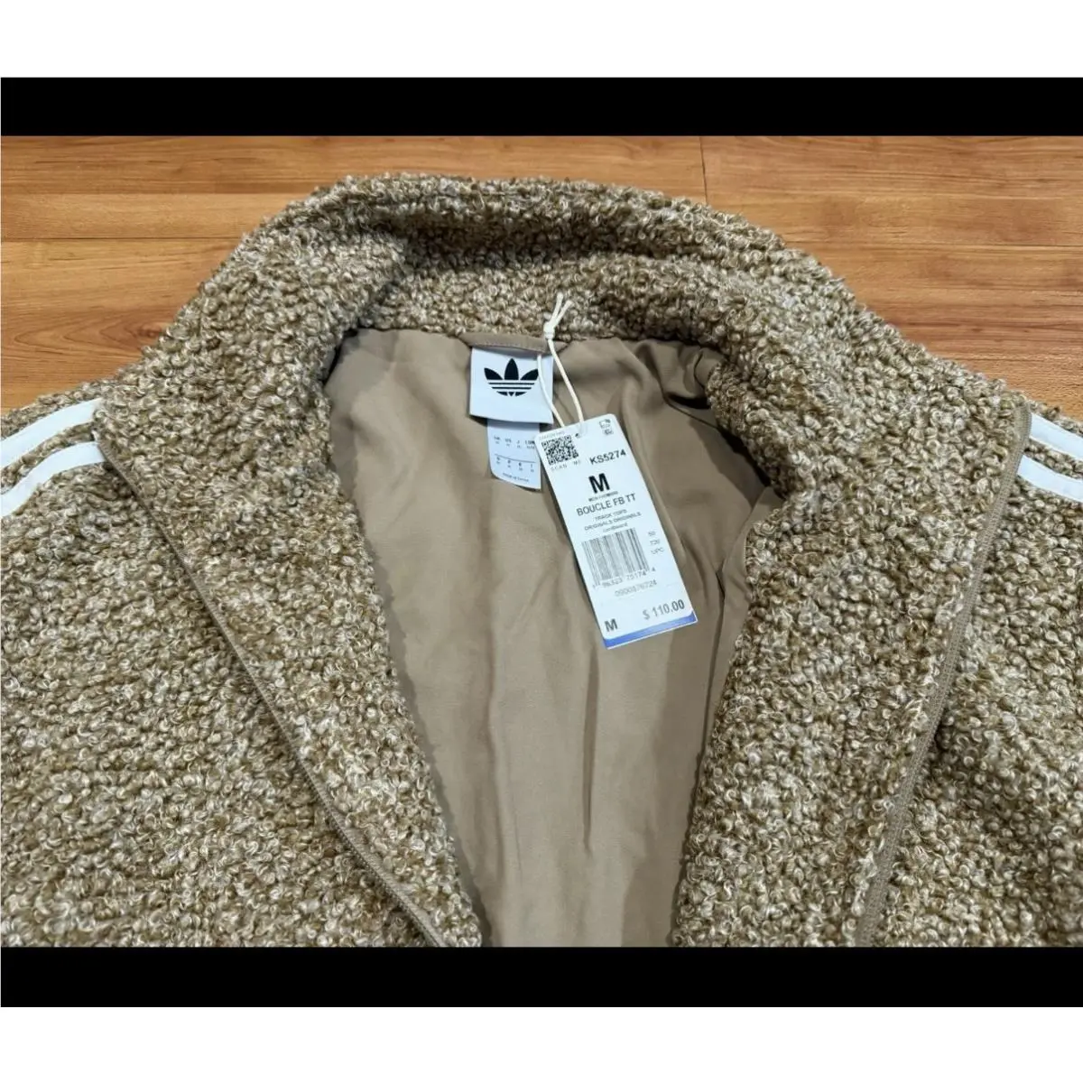 Adidas clothing - Adidas Boucle Firebird - Boucle Firebird - KS5274 - Gold (UPC: 198323751744) 3