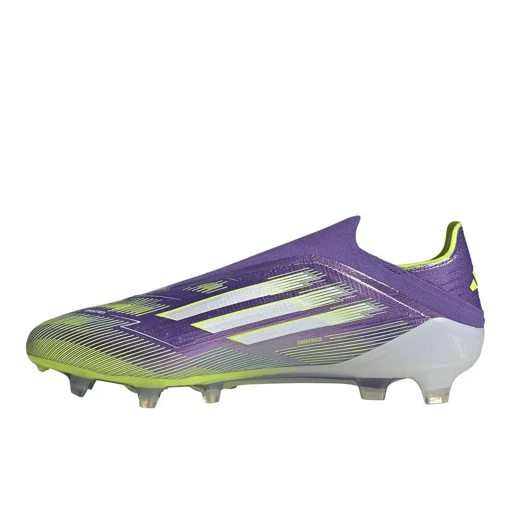 Adidas shoes - adidas F50 Elite Laceless Firm Ground Soccer Cleats - JH7628 - Green, Purple (UPC: 197620716500) 1