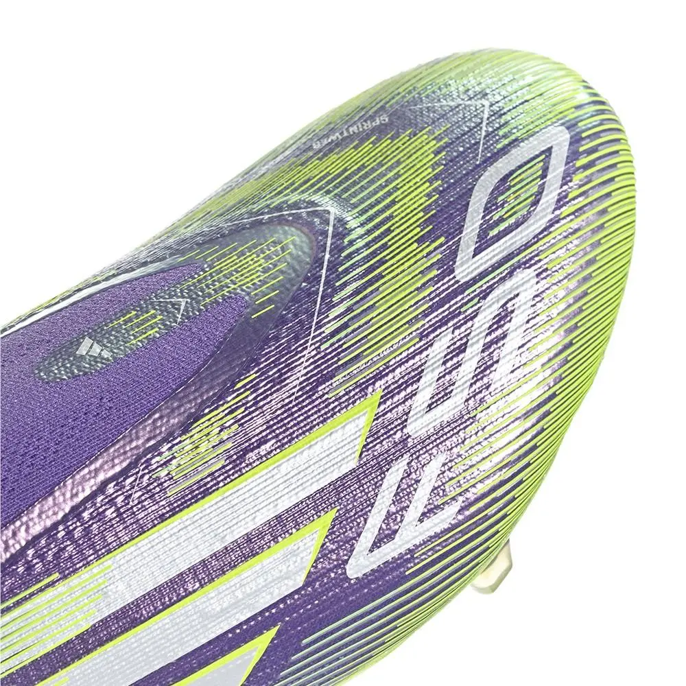 Adidas shoes - adidas F50 Elite Laceless Firm Ground Soccer Cleats - JH7628 - Green, Purple (UPC: 197620716500) 5