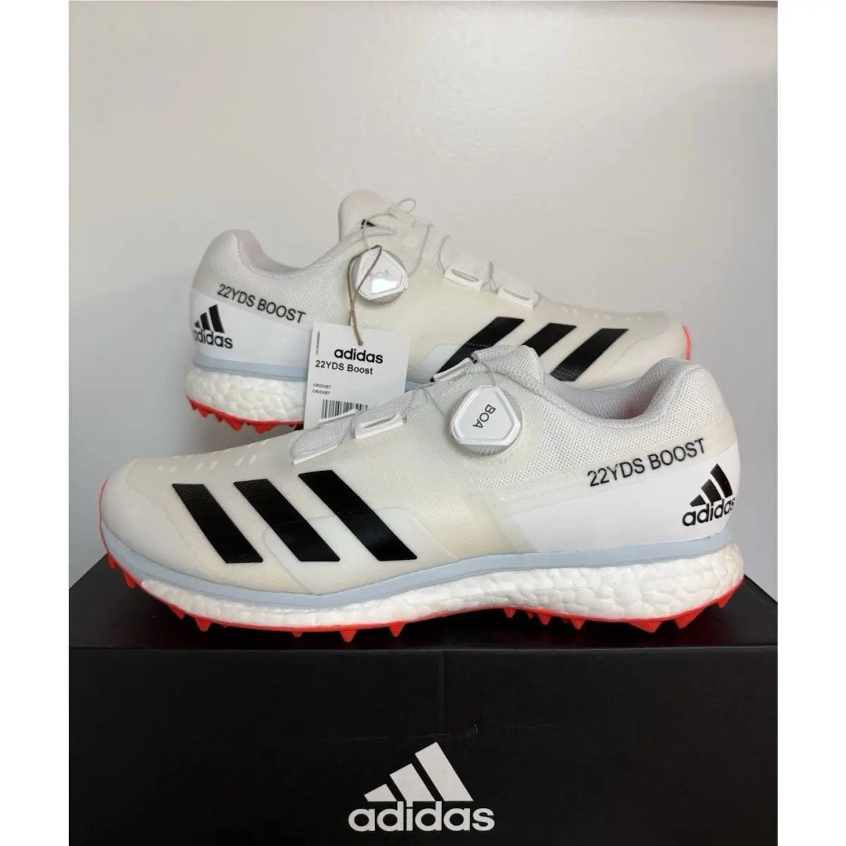 Adidas 22YDS Boost Cricket Shoes Men Size US 9.5 with Boa Technology