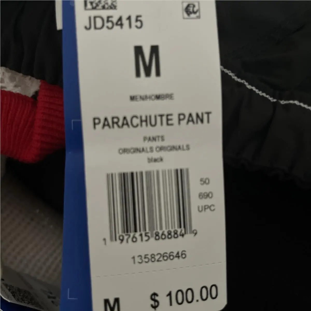 Adidas clothing - Adidas Parachute - Parachute - JD5415 - Black (UPC: 0197615868849) 8