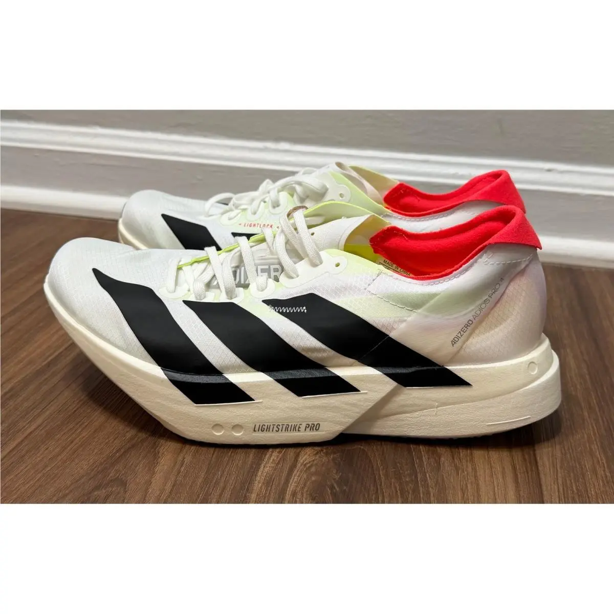 Adidas Adizero Adios Pro 4 Womens Racing Running Shoes White JR1163 Sz 10
