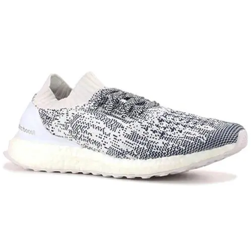 Men`s Adidas Ultra Boost Uncaged Running Shoes - Grey / White Oreo - Size 8 - Gray