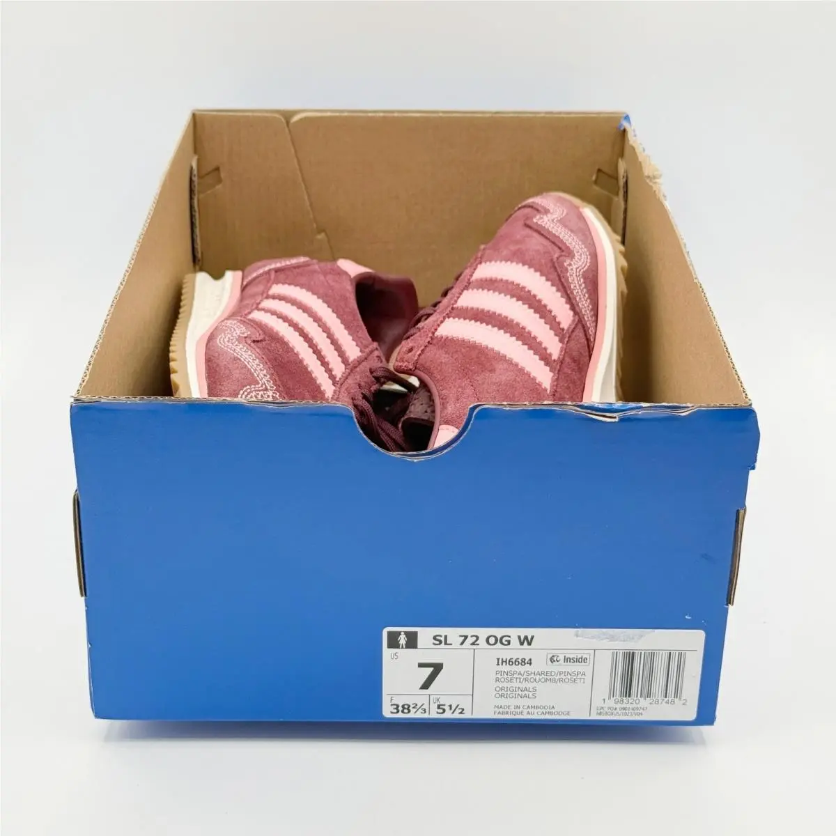Adidas shoes - SL 72 OG W - IH6684 - Red (UPC: 198320287482) 4