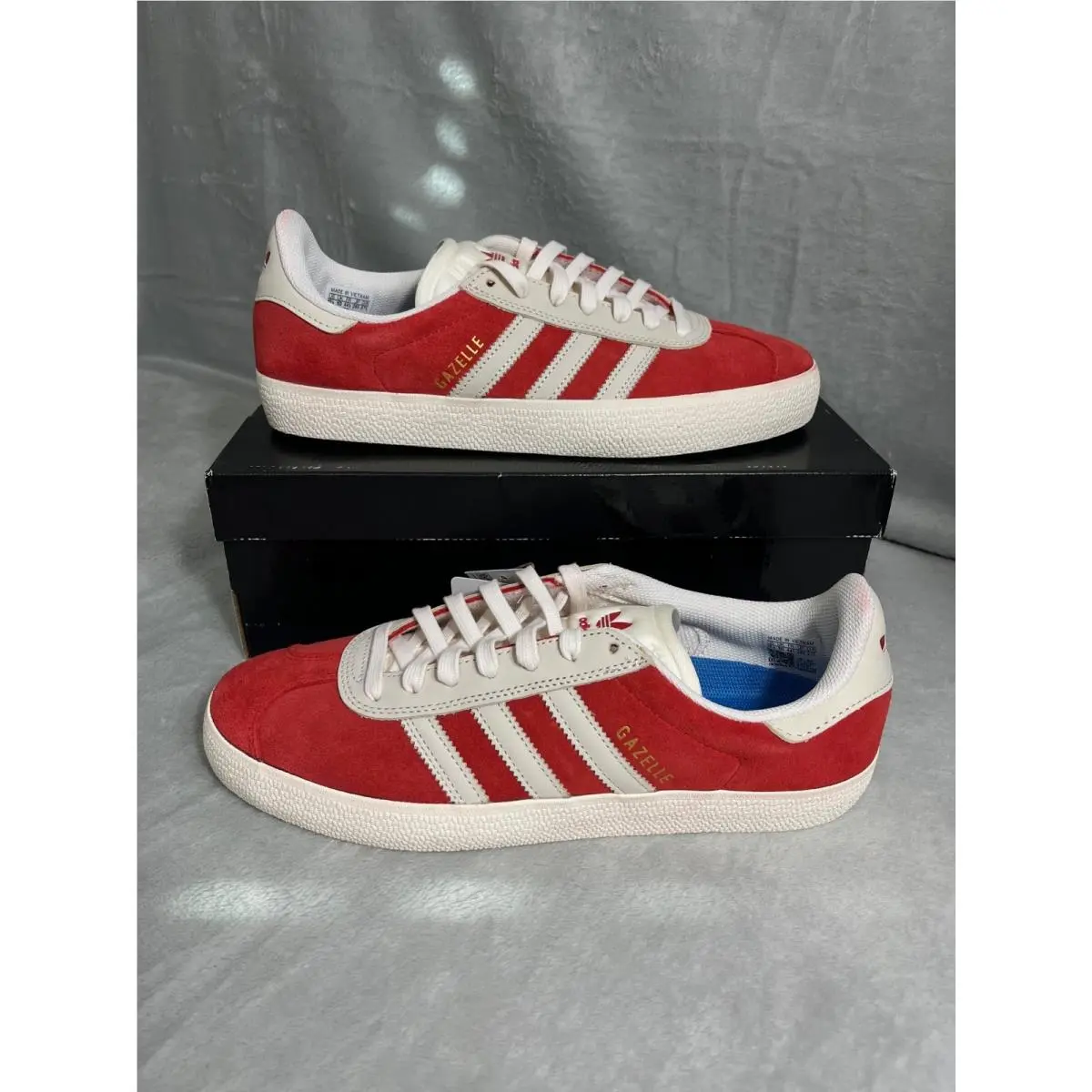Adidas Gazelle Adv Sneaker Shoe Better Scarlet/chalk White Mens Size 10.5