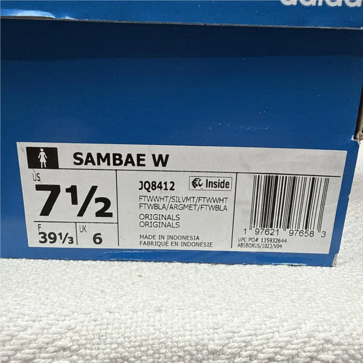 Adidas shoes - adidas Sambae - Sambae - JQ8412 - White (UPC: 0197621976583) 7