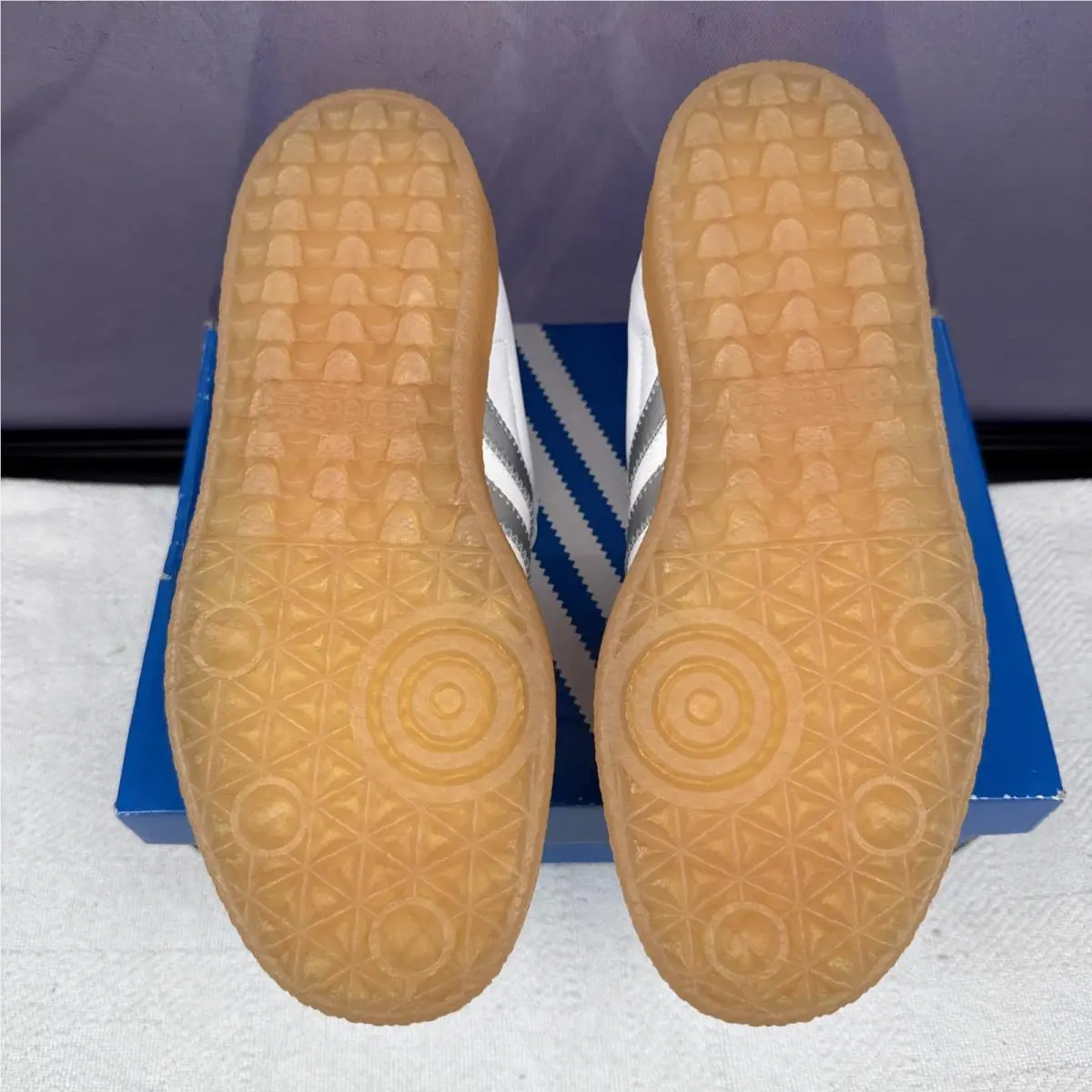 Adidas shoes - adidas Sambae - Sambae - JQ8412 - White, Manufacturer: Cloud White/Silver Metallic/Gum (UPC: 0197621976514) 5