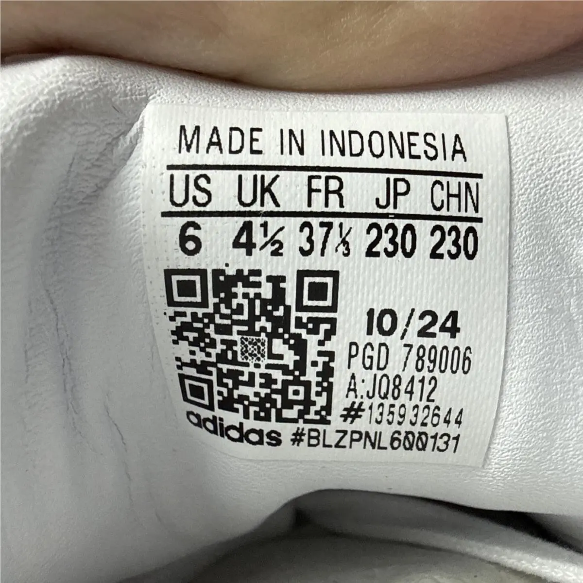 Adidas shoes - adidas Sambae - Sambae - JQ8412 - White, Manufacturer: Cloud White/Silver Metallic/Gum (UPC: 0197621976514) 6