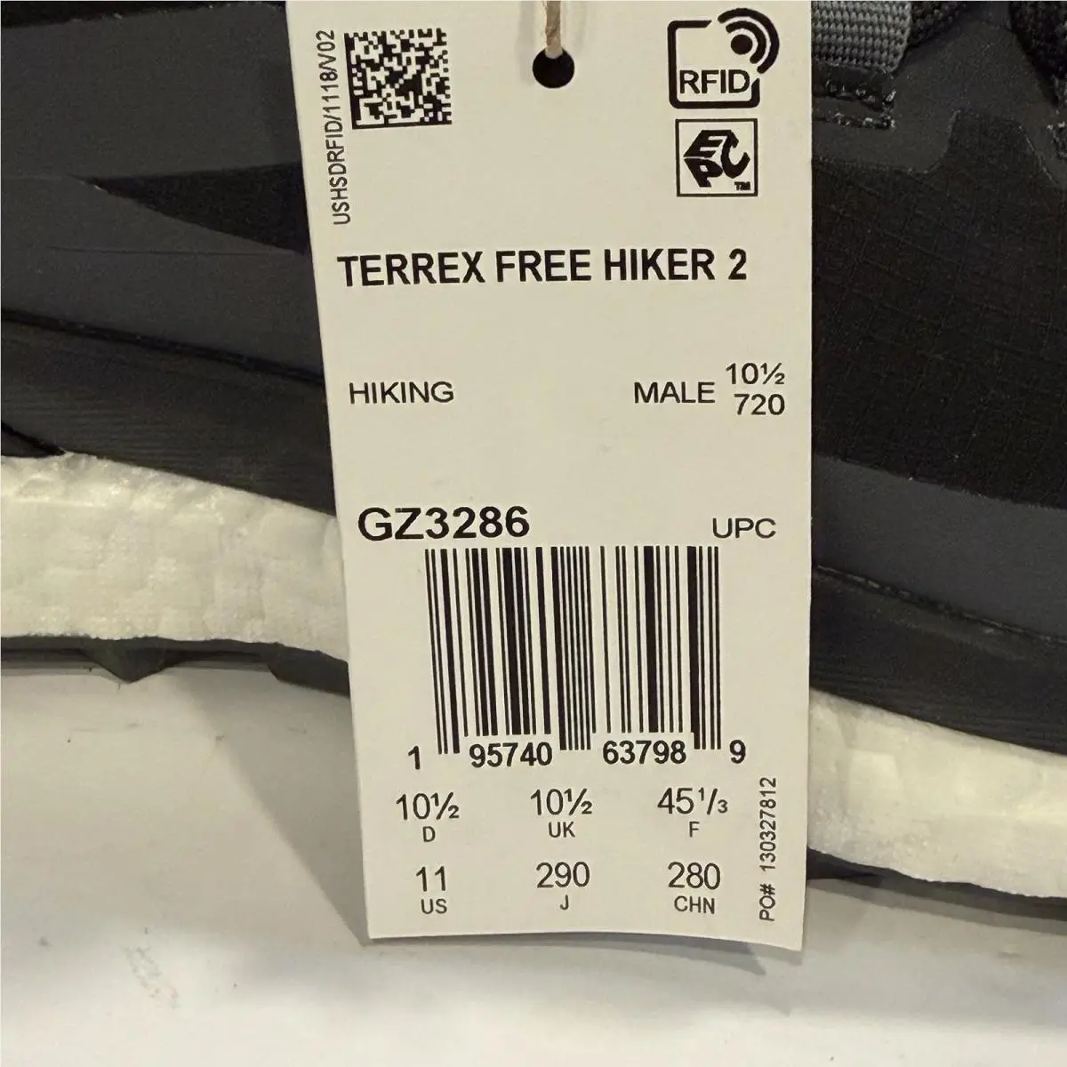 Adidas shoes - adidas TERREX Free Hiker - TERREX Free Hiker - GZ3286 - Black 8