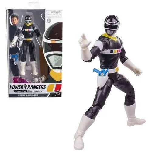 Power Rangers Lightning Collection In Space 6-Inch Figure - Select Figure s Black Ranger