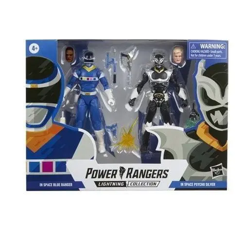 Power Rangers Lightning Collection In Space 6-Inch Figure - Select Figure s Blue Ranger Vs. Silver Psycho Ranger