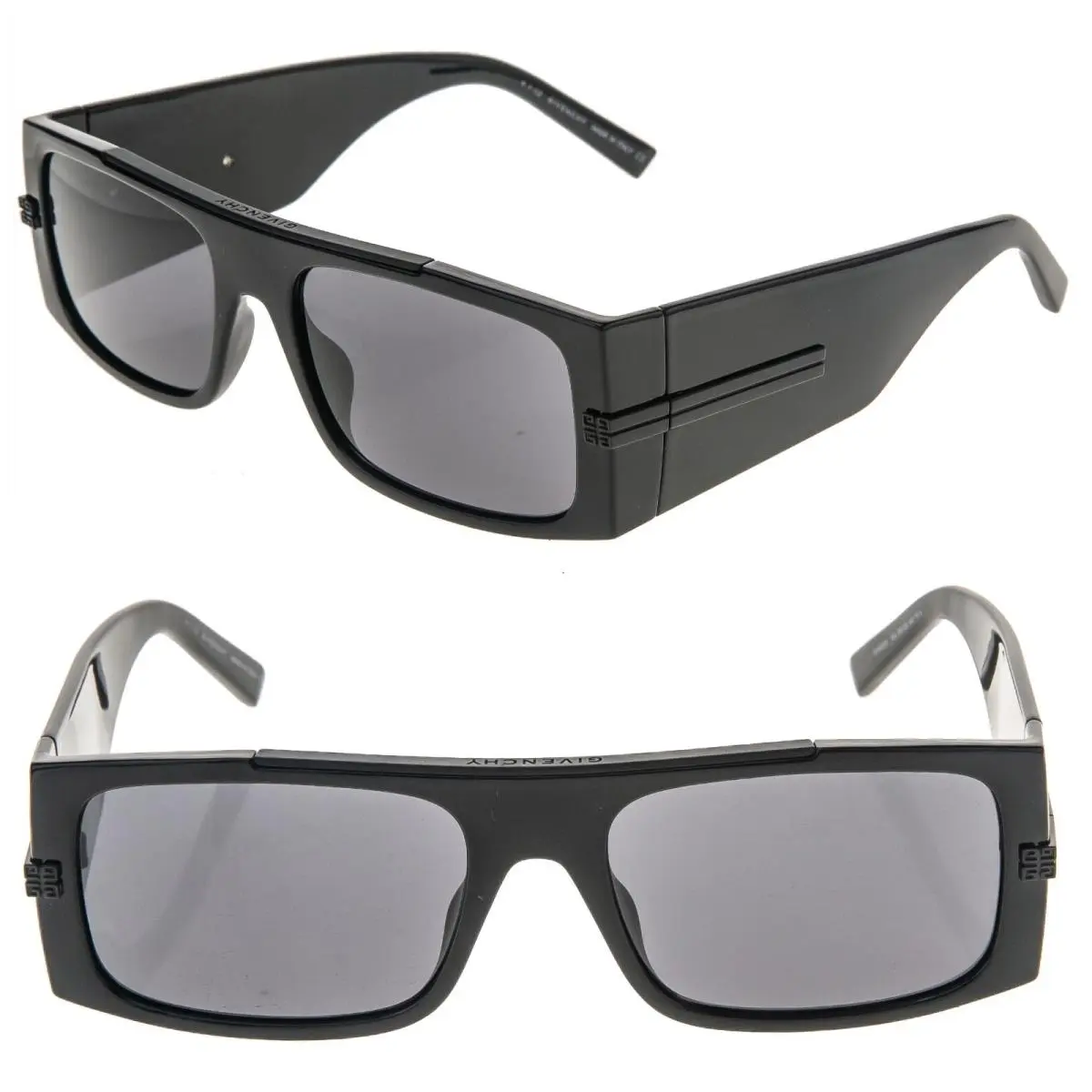 Givenchy GV 4G Bar 40011 Black Square Mask Unisex GV40011I Bold Sunglasses