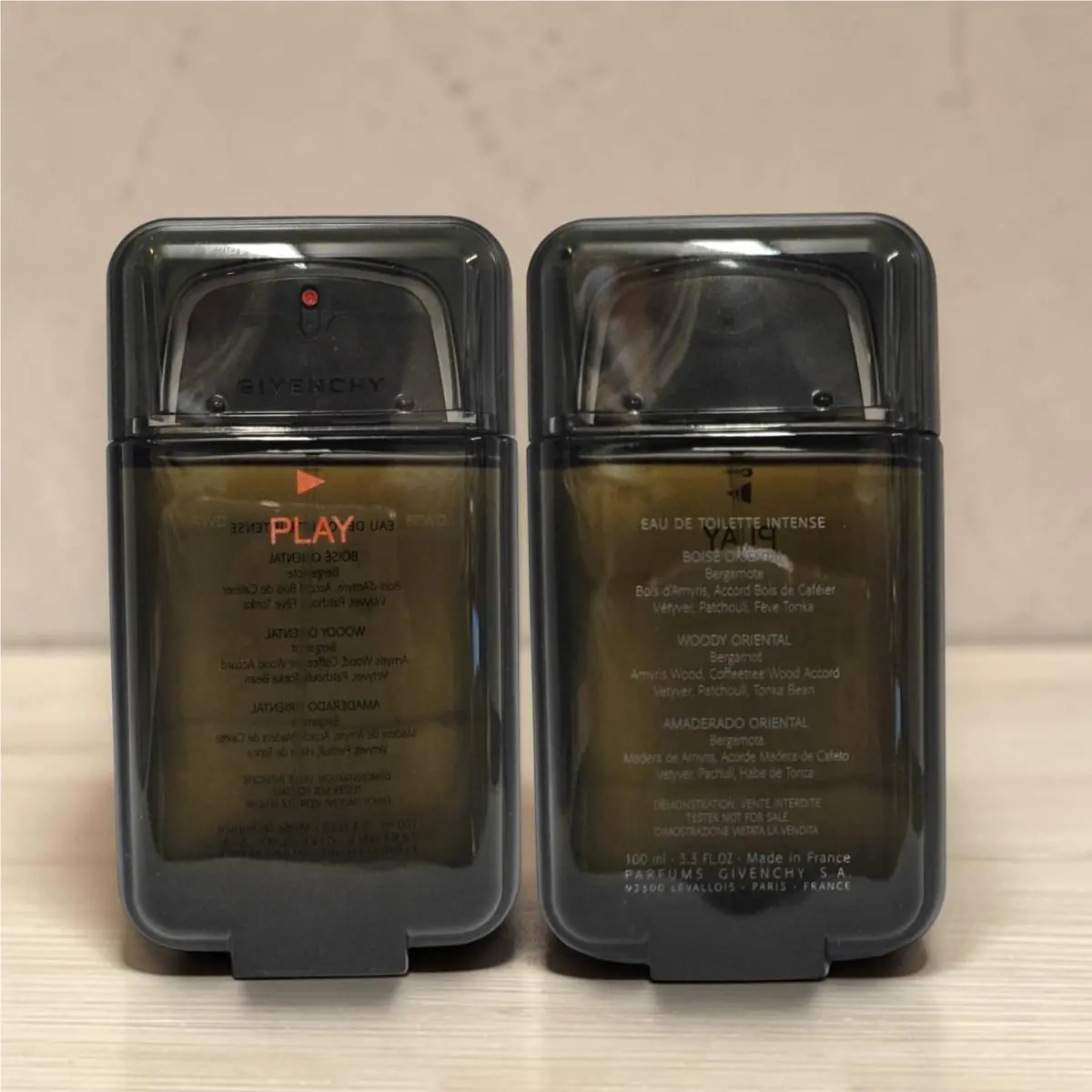 Play Intense by Givenchy 3.4 oz 100 ml Edt Spray For Men in Pla Tester