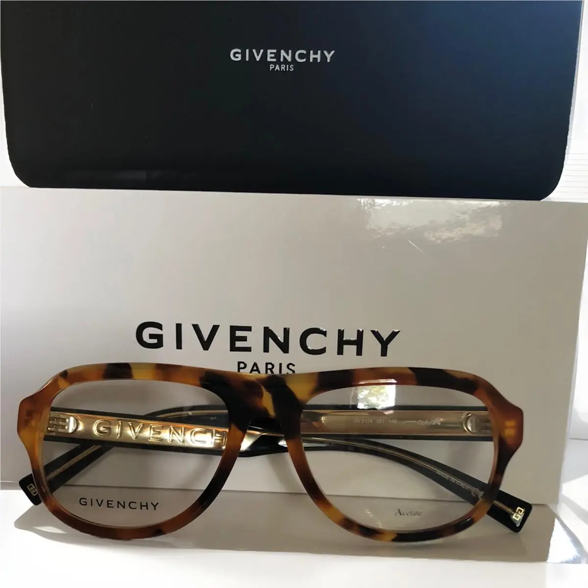 Givenchy GV 0124 581 145 Havana Eyeglasses