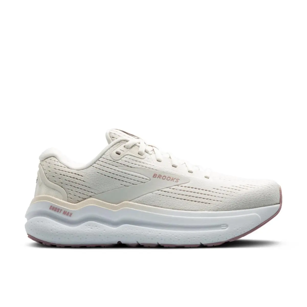 Brooks Ghost Max 2 120420-1D-190 Women`s US 10 Wide Coconut Running Shoes HAM671 - Ivory