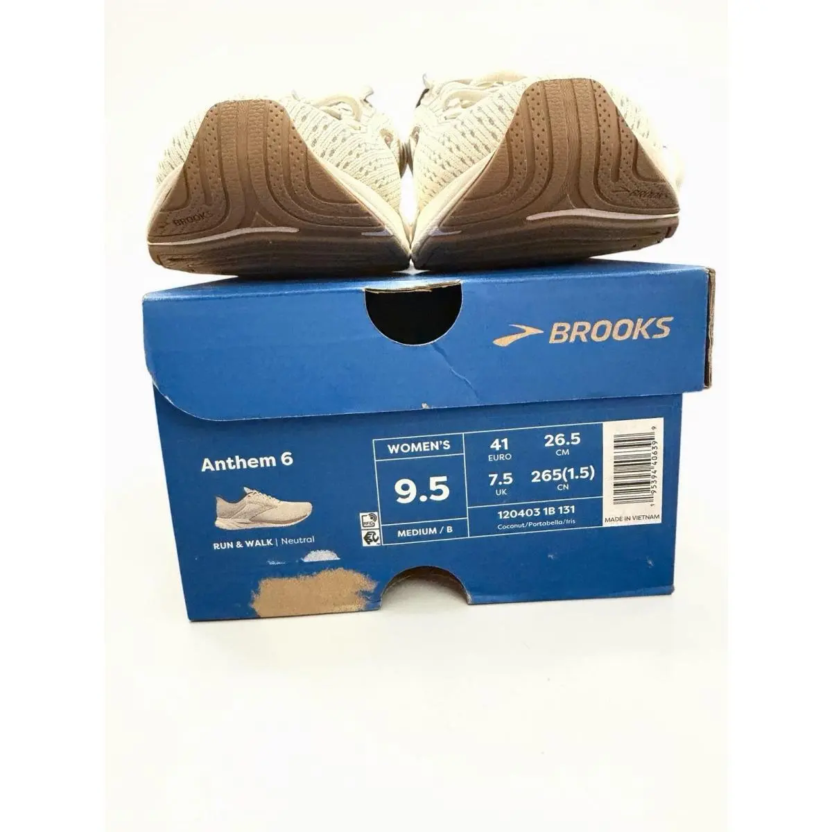 Brooks shoes - Brooks Anthem - Anthem - White (UPC: 195394406399) 4