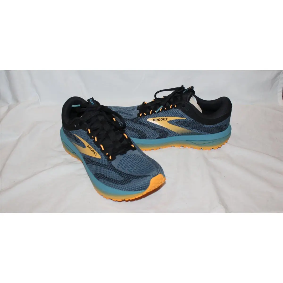 Brooks shoes - BLUE BLACK ORANGE 1