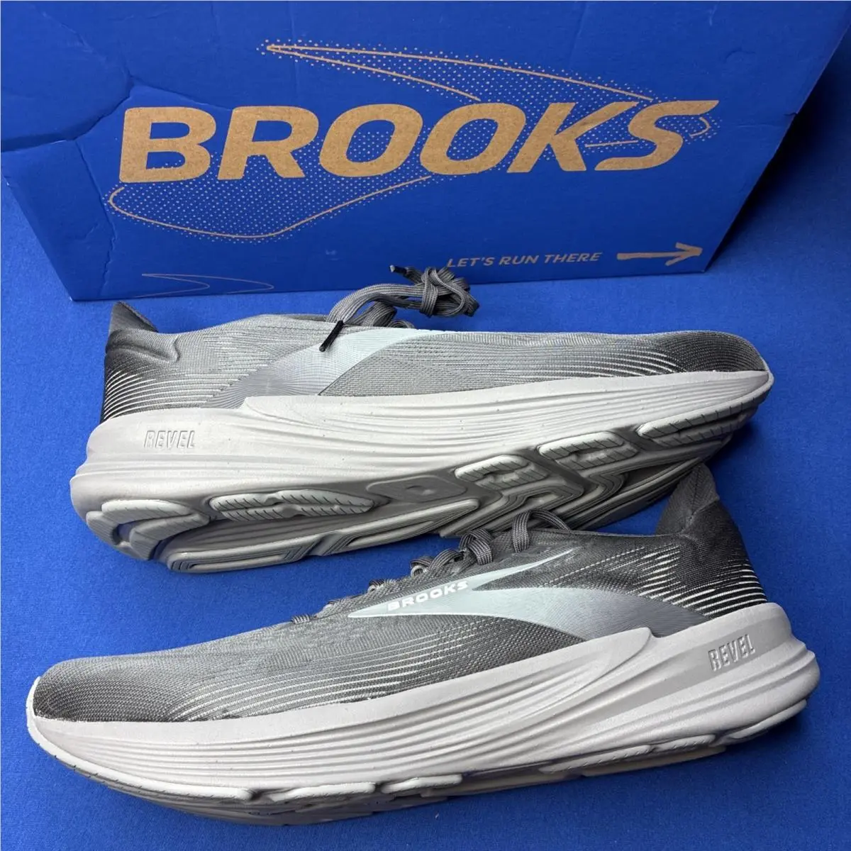 Brooks Revel 8 Shoe 2026 Primer Black Pearl Men`s 13 Wide 2E 110468-2E-014
