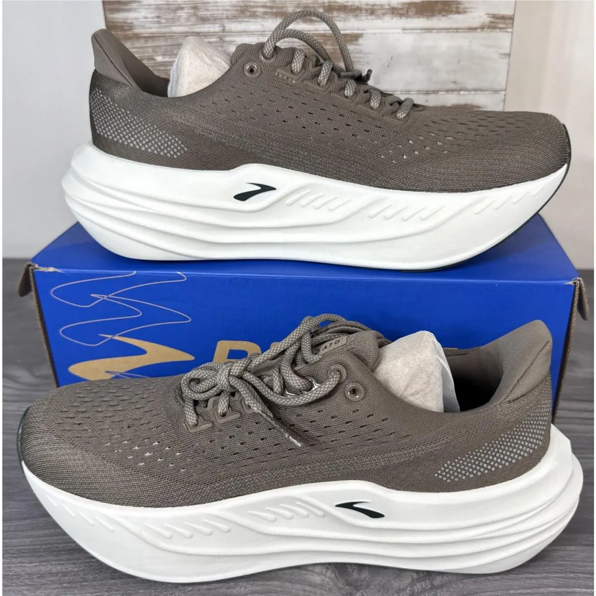 Brooks shoes - Brooks Glycerin Max - Glycerin Max - 110447 1D 284 - Falcon/Green/Londo Fog (UPC: 0195394584165) 0