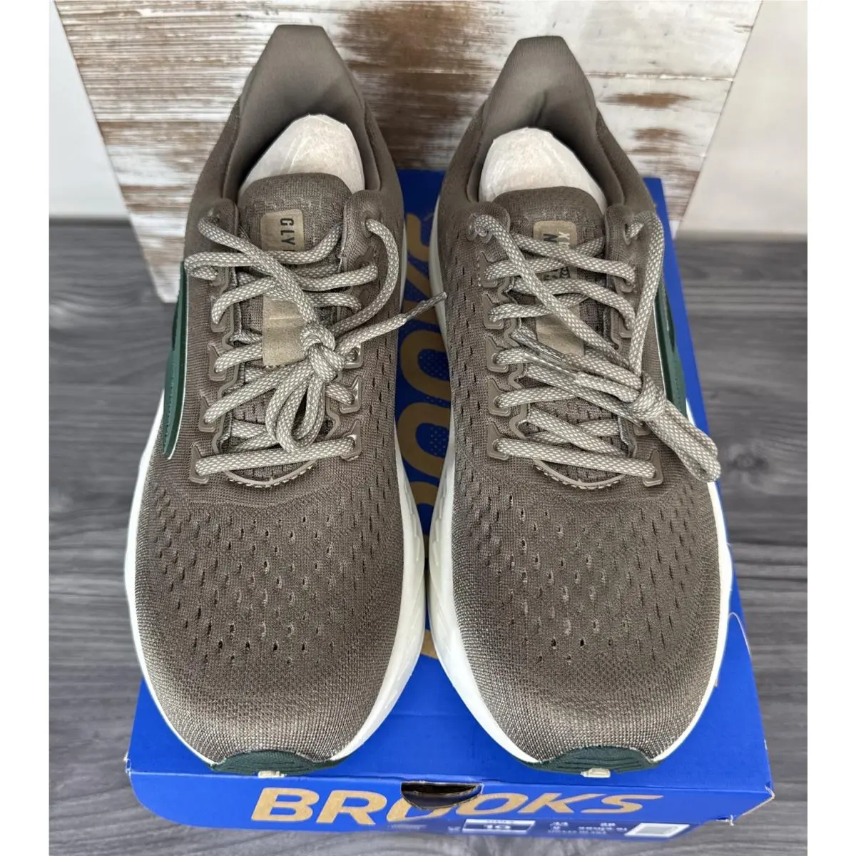 Brooks shoes - Brooks Glycerin Max - Glycerin Max - 110447 1D 284 - Falcon/Green/Londo Fog (UPC: 0195394584165) 5