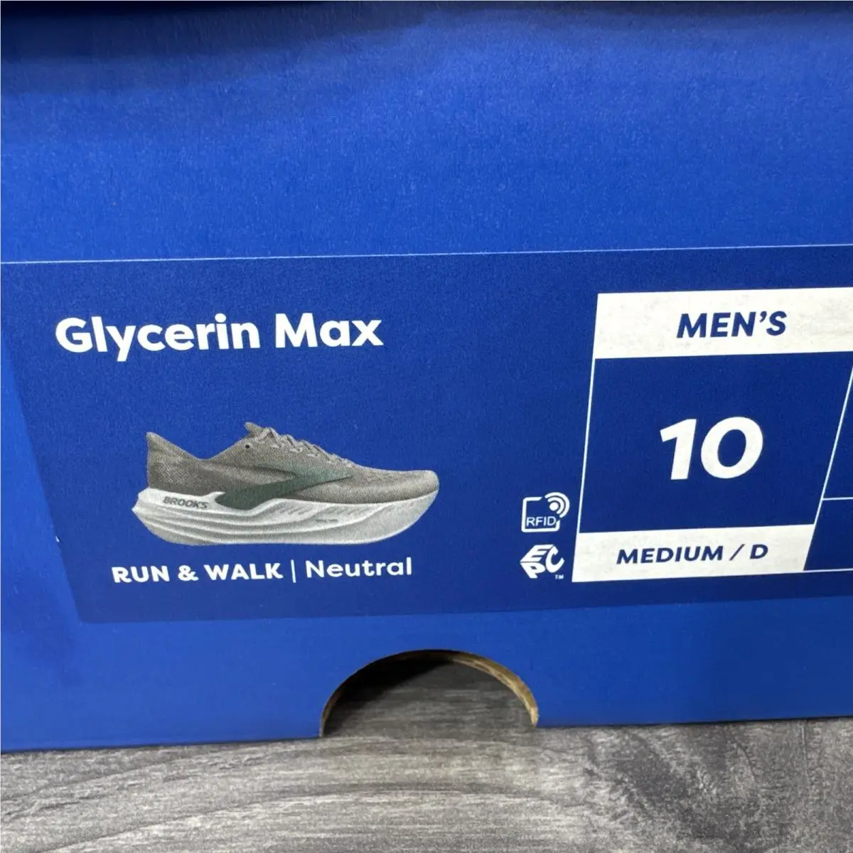 Brooks shoes - Brooks Glycerin Max - Glycerin Max - 110447 1D 284 - Falcon/Green/Londo Fog (UPC: 0195394584165) 4