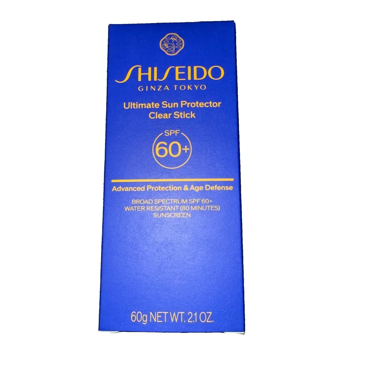 Sunscreen Stick Spf 60+ Portable Clear Invisible Face Body  60g Ultimate by Shiseido