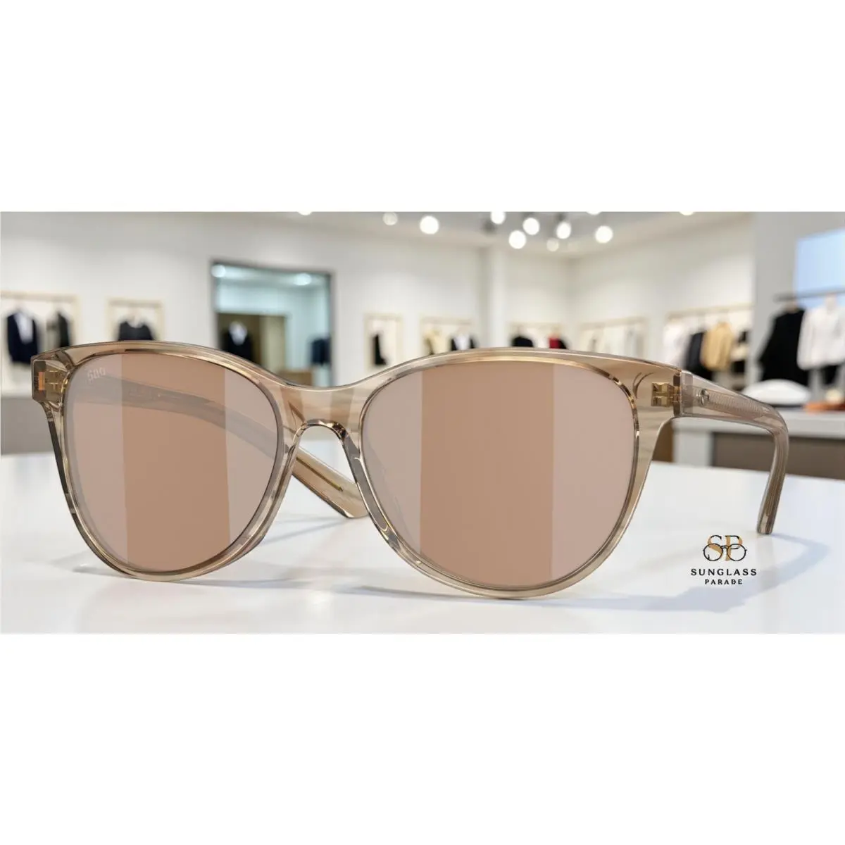 Costa 6S2012 201203 Catherine Copper Silver Mir Polarized 57 Women`s Sunglasses
