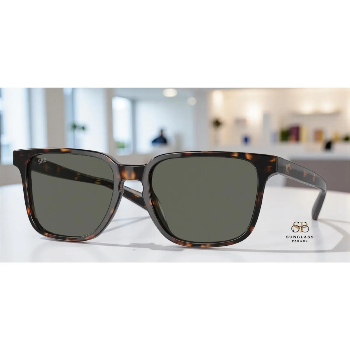 Costa Del Mar 6S2013 03 Kailano Tortoise Copper Mir Polarized 53 Mens Sunglasses - Frame: Tortoise, Lens: Copper Silver Mirror