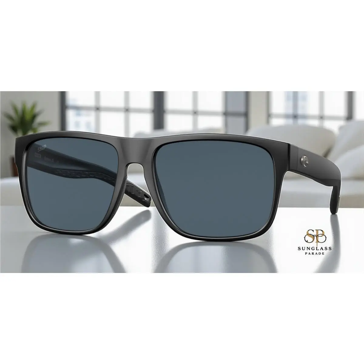 Costa Del Mar 6S9013 06 Spearo Xl Matte Black Gray 59 mm Men`s Sunglasses - Frame: Matte Black, Lens: Gray