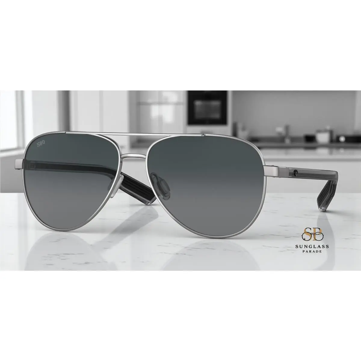 Costa Del Mar 6S4002 400227 Peli Gunmetal Gray Grad 580g Polarized 57 Sunglasses