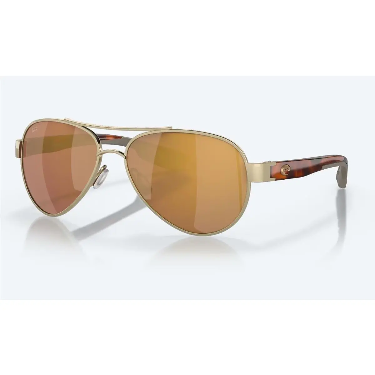 Costa Del Mar Loreto Brushed Gold / Gold Mirror Polarized Glass 580G