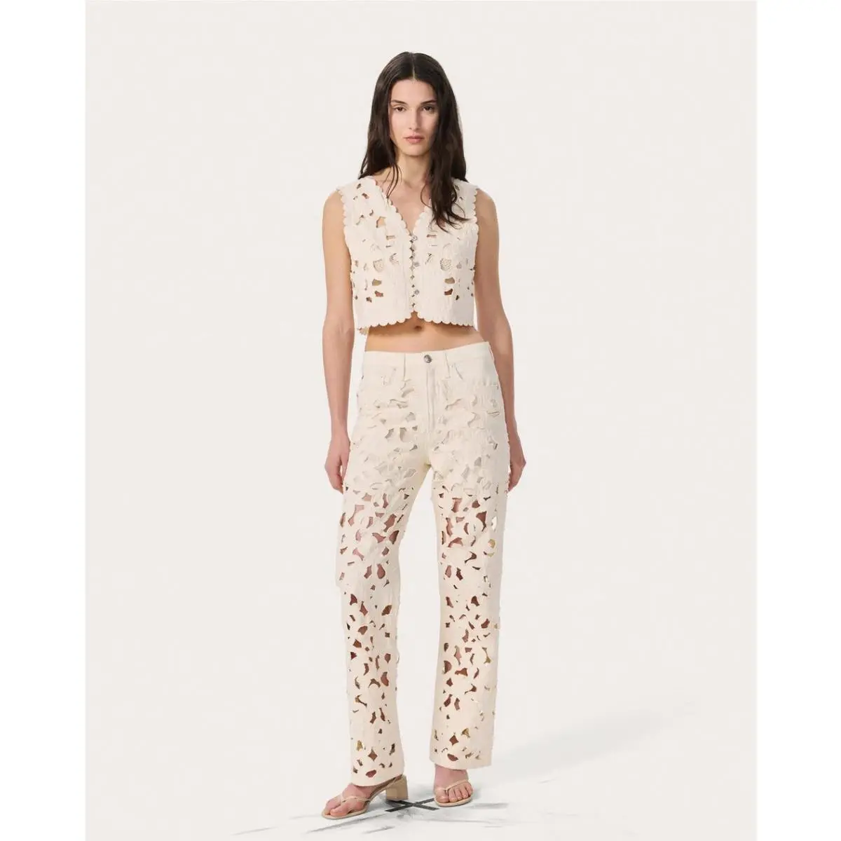 Rag Bone Logan Cutout Jeans Mid Rise Wide Leg Sz 29