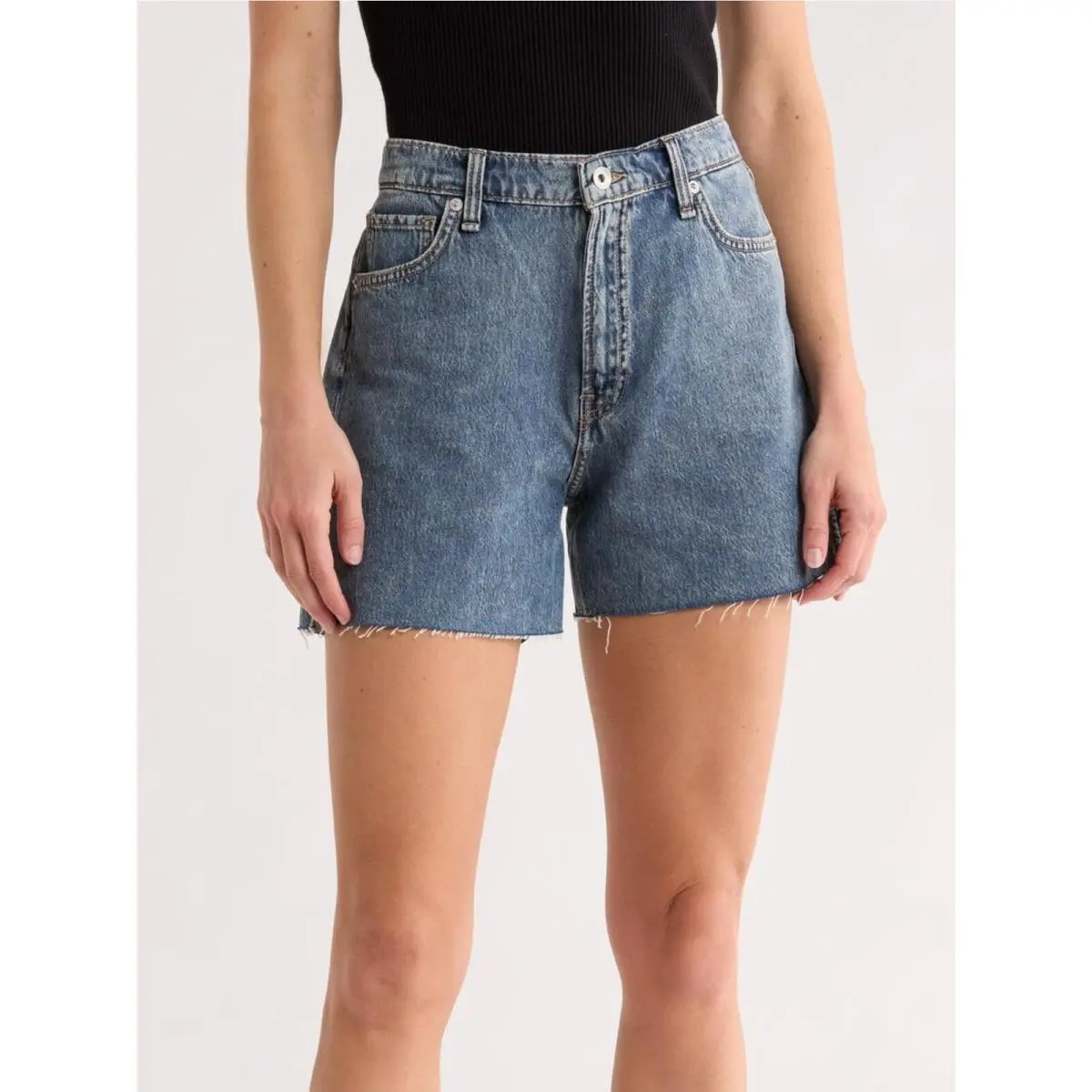 Rag Bone Retro Denim Cutoff Shorts Size 27 in Easton Wash