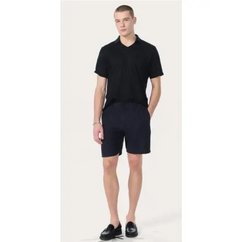 Rag Bone Haydon Linen Short In Black Size: 33