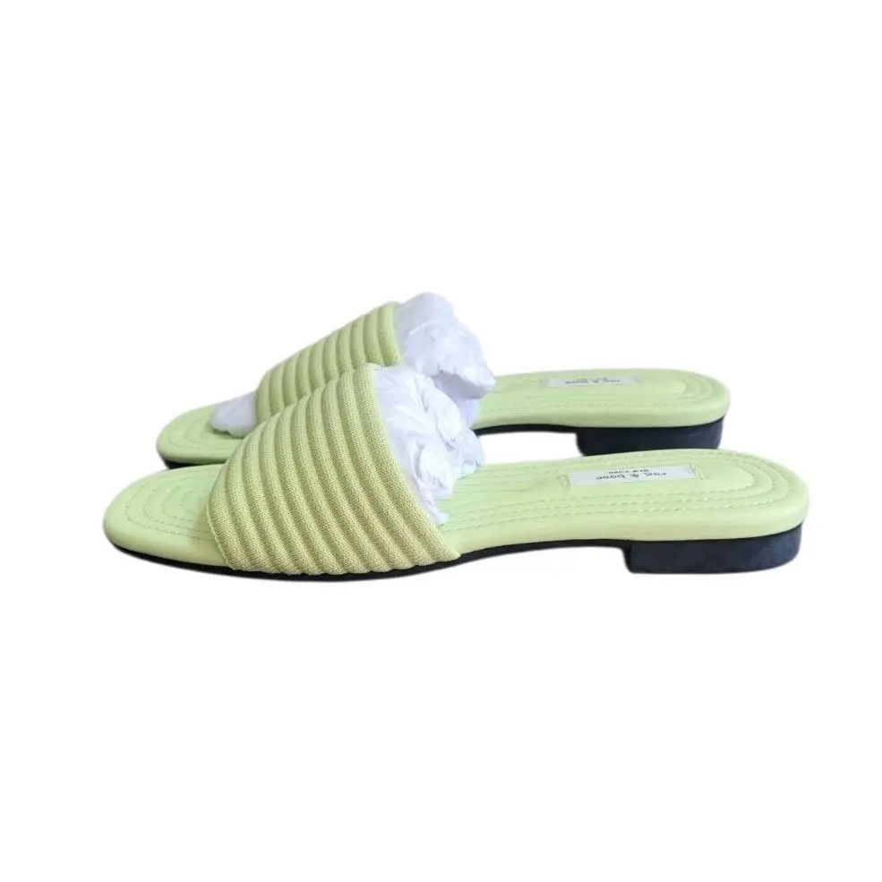 Rag Bone EU 35 US 5 Gem Green Ellis Slide Sandal Women