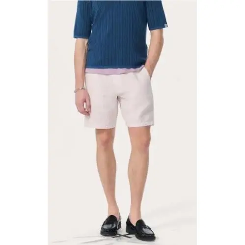 Rag Bone Men`s Haydon Linen Short In Chime Grey Size: 30
