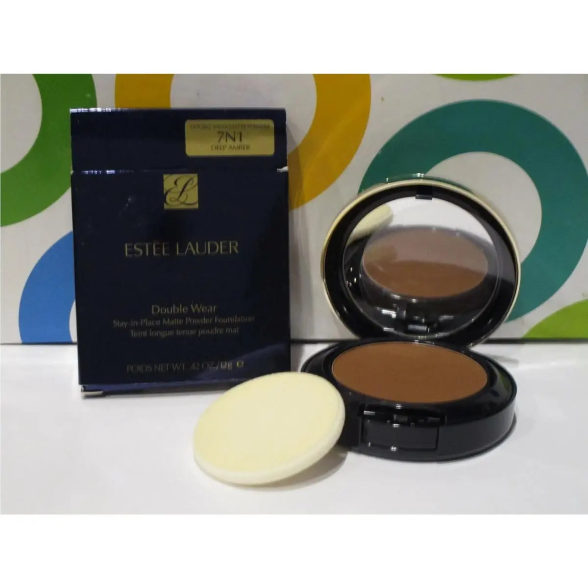 Estee Lauder Double Wear Stay-in-place Matte Powder Foundation Choose Shade-nib 7N1 DEEP AMBER by Estée Lauder