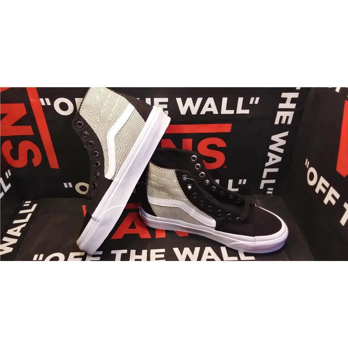 Vans Sk8 Hi Tapered 2-Toned Linen Black/true White ---- VN0A4U16WRJ