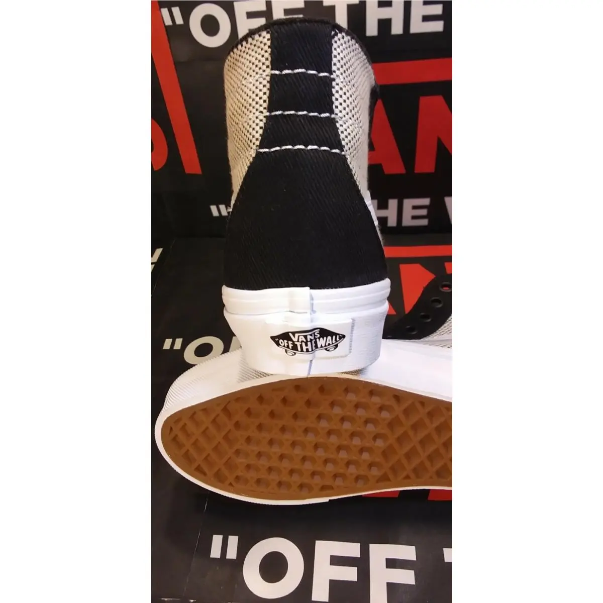 Vans shoes - Vans Sk8-Hi - Black White Red Gray 2